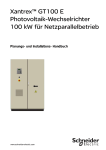 Xantrex™ GT100 E Photovoltaik-Wechselrichter 100 kW für