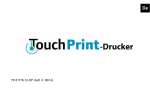 Touch Print Printer