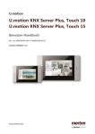 U.motion KNX Server Plus, Touch 10 U.motion KNX Server Plus