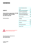 Automatisierungssystem S7-300, CPU-Daten - Service