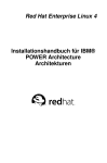 Red Hat Enterprise Linux 4 Installationshandbuch für IBM