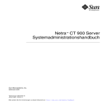 Netra CT 900 Server Systemadministrationshandbuch