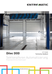 Ditec DOD Sektionaltoren Automatisierung