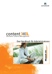 contentXXL Handbuch Administratoren V26