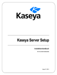 Kaseya Server Setup