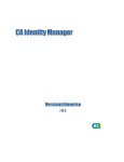 CA Identity Manager - Versionshinweise r12.5