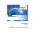 PV*SOL advanced 6.0 - Handbuch