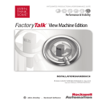 FactoryTalk View Machine Edition Installation Guide