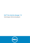 Dell One Identity Manager Web Designer Referenzhandbuch