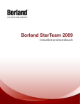 Borland StarTeam 2009 - Borland Technical Publications
