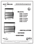 • INSTALLATION • BETRIEB • WARTUNG - Alto