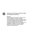 Optionen für HP Racks der Serie 10000 G2 Installationshandbuch