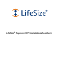 LifeSize Express 220 Installationshandbuch 4.5