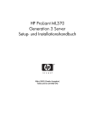 HP ProLiant ML370 Generation 3 Server Setup