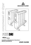 USER GUIDE co m p ressed air d ryer MAXI