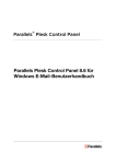 Parallels Plesk Control Panel 8.6 für Windows E