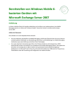 basierten Geräten mit Microsoft Exchange Server 2007