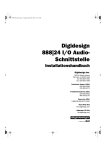 888|24 I/O Audio Schnittstelle Installationshandbuch