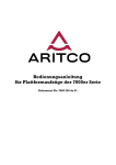 Bedienungsanleitung Aritco 7000er Serie