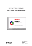 INSTALLATIONSHANDBUCH - Bosch Security Systems