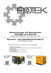 Stromerzeuger mit Benzinmotor GG4(SS)-1A-11000-ES