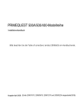 PRIMEQUEST 500A/500/400-Modellreihe Installationshandbuch