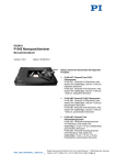 Benutzerhandbuch PZA01D - Physik Instrumente (PI)