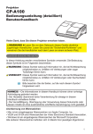 Projektor Manual als PDF