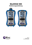 MultiRAE MX Bedienungsanleitung