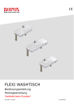 FLEXI WASCHTISCH - Pro-Ipso