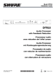 Shure DFR22 User Guide