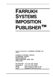 FARRUKH SYSTEMS IMPOSITION PUBLISHER™