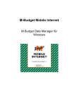 M-Budget Mobile Data Manager