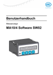 Benutzerinformation Winkelfunktion Software