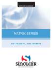 Service-Handbuch Wandgeräte Matrix ASH-18