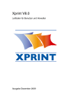 Xprint Leitfaden für Benutzer und Verwalter