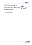 Technisches Handbuch MDT DaliControl IP Gateway mit Webinterface