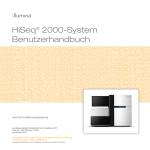 HiSeq 2000 Benutzerhandbuch - Support