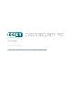1. ESET Cyber Security Pro