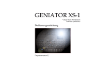 Geniator XS-1 Bedienungsanleitung im PDF