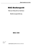Bediengerät MAC E50