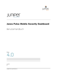 Junos Pulse Mobile Security Dashboard