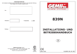 839N-UTENTE ed INSTALLATORE_A... - Gemini