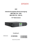 USV Unterbrechungsfreie Stromversorgung MKD-RM 700