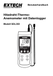 Hitzdraht-Thermo- Anemometer mit Datenlogger