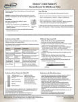 Motion® J3400 Tablet PC Kurzreferenz für Windows Vista