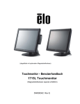 Touchmonitor – Benutzerhandbuch 1715L