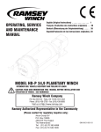 model hd-p 34,9 planetary winch operating, service and