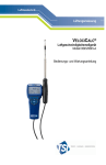 Air Velocity Meter Model 9545/9545A VelociCalc operation and