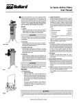 www.bullard.com 41 Series Airline Filters User Manual